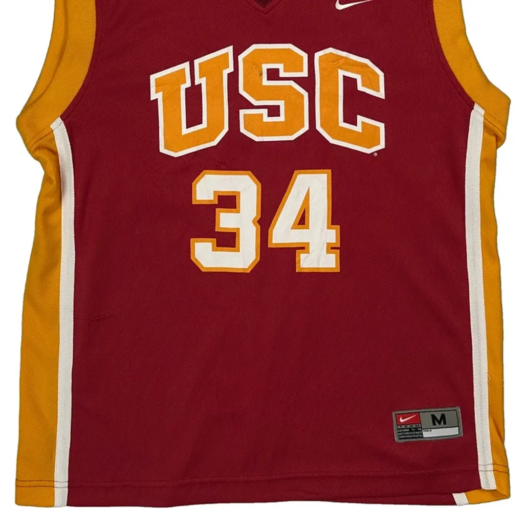 USc Nike College Jersey - Medium Red Polyester - Image 5