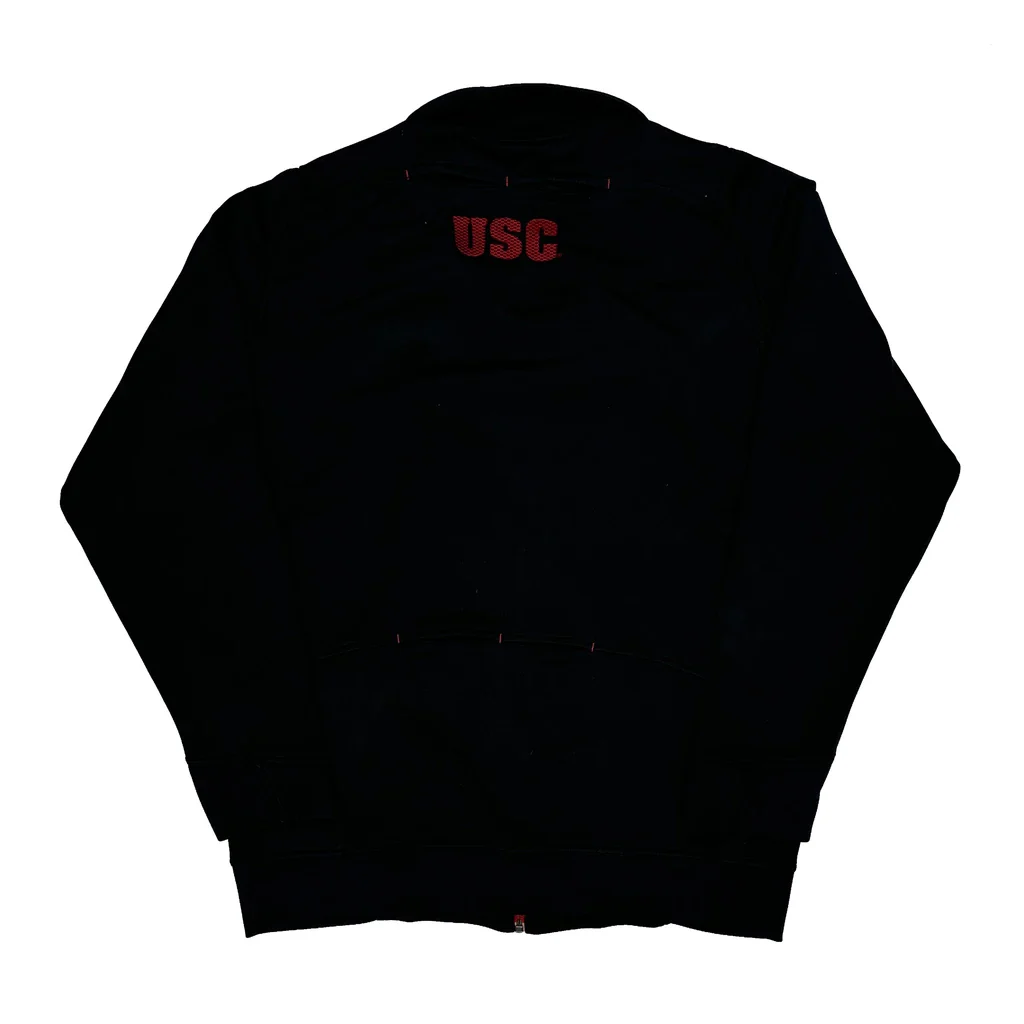 USc Trojans Nike Track Jacket - Large Black Polyester - Image 2