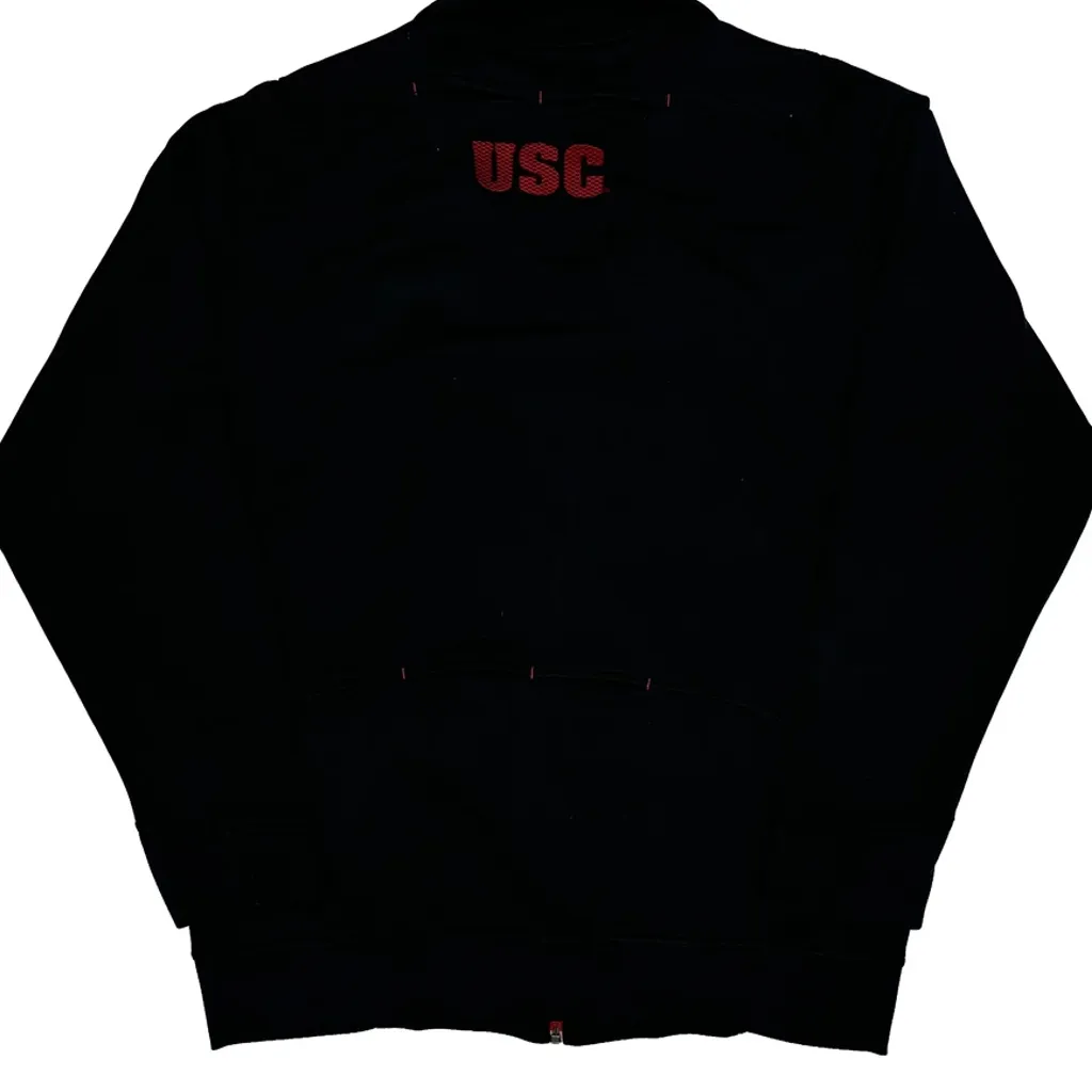 USc Trojans Nike Track Jacket - Large Black Polyester - Image 6