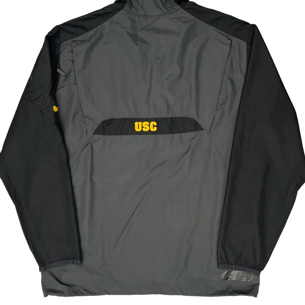 USc Trojans Nike Windbreaker - Medium Grey Polyester - Image 6