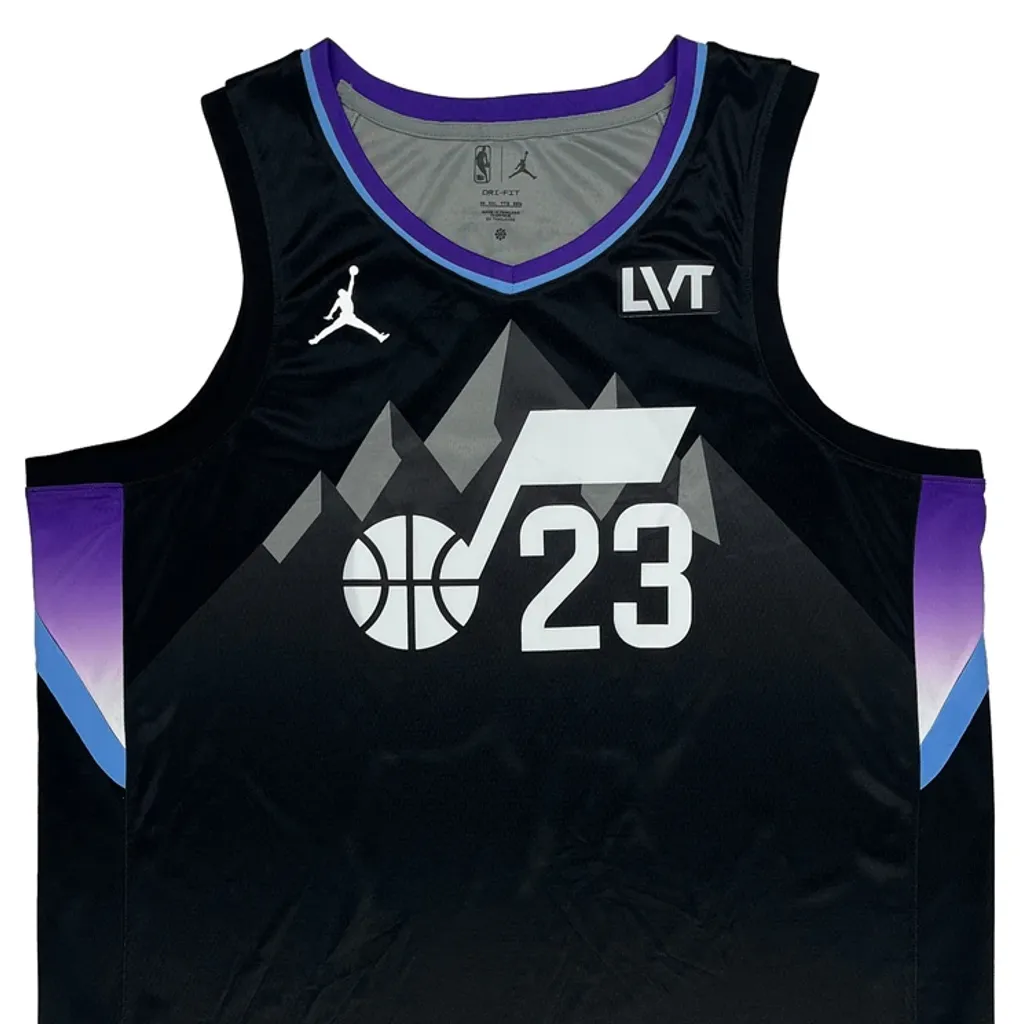 Utah Jazz Jordan Nba Jersey - 2XL Black Polyester - Image 5