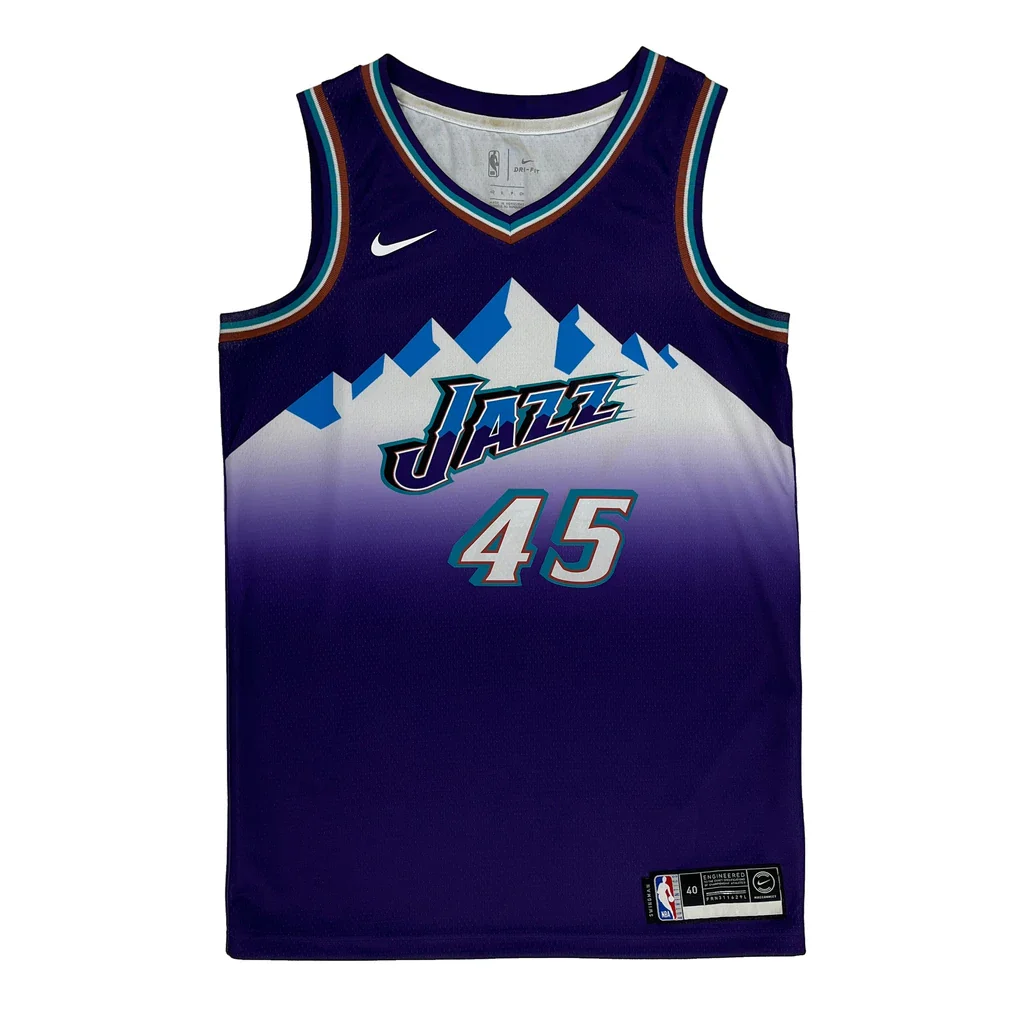 Utah Jazz Nike Nba Jersey - Small Purple Polyester