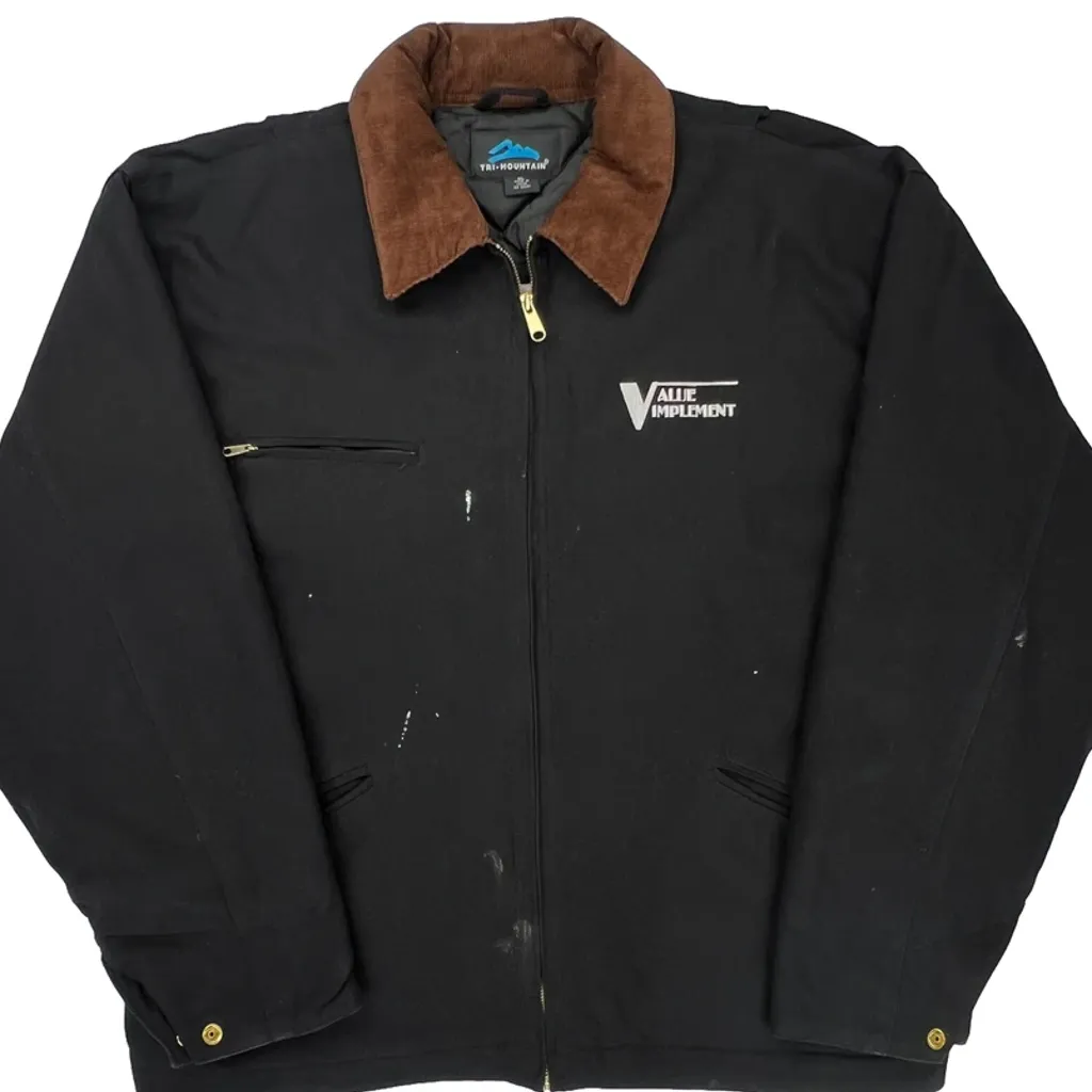 Value Implement Tri-Mountain Jacket - XL Black Polyester - Image 5