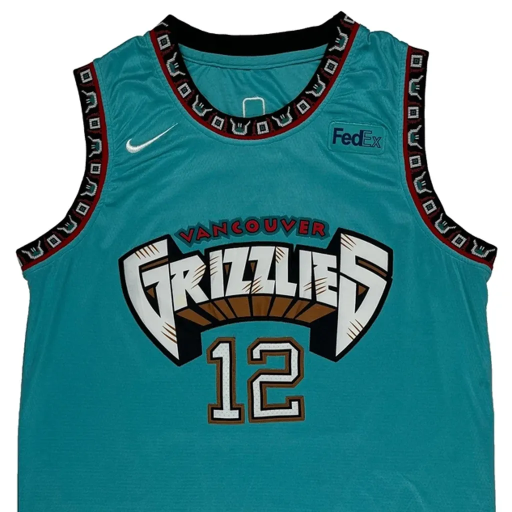 Vancouver Grizzlies Nike Morant Nba Jersey - Large Blue Polyester - Image 5