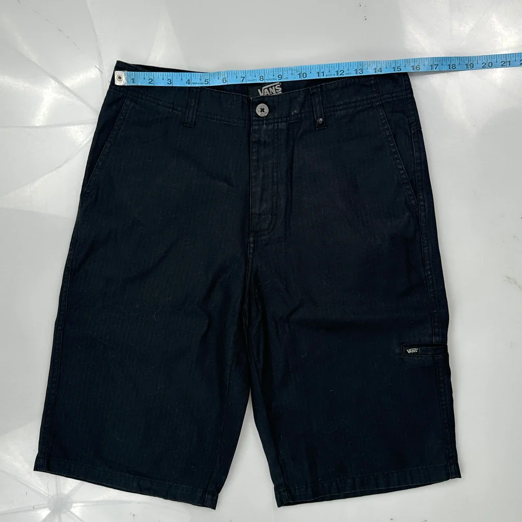Vans Chino Shorts - 30W 10L Black Cotton - Image 3