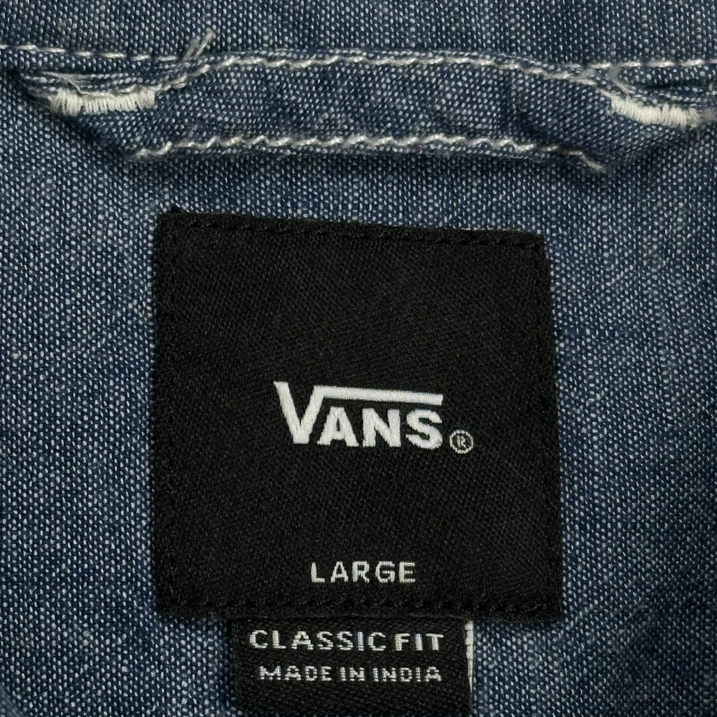 Vans Denim Shirt - Large Blue Cotton - Image 3