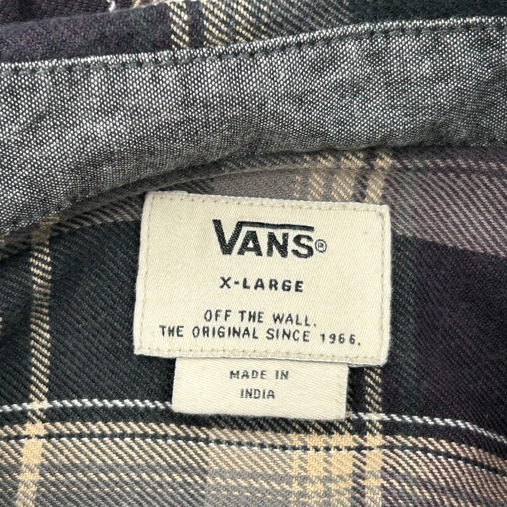 Vans Checked Flannel Shirt - XL Multicoloured Cotton - Image 3