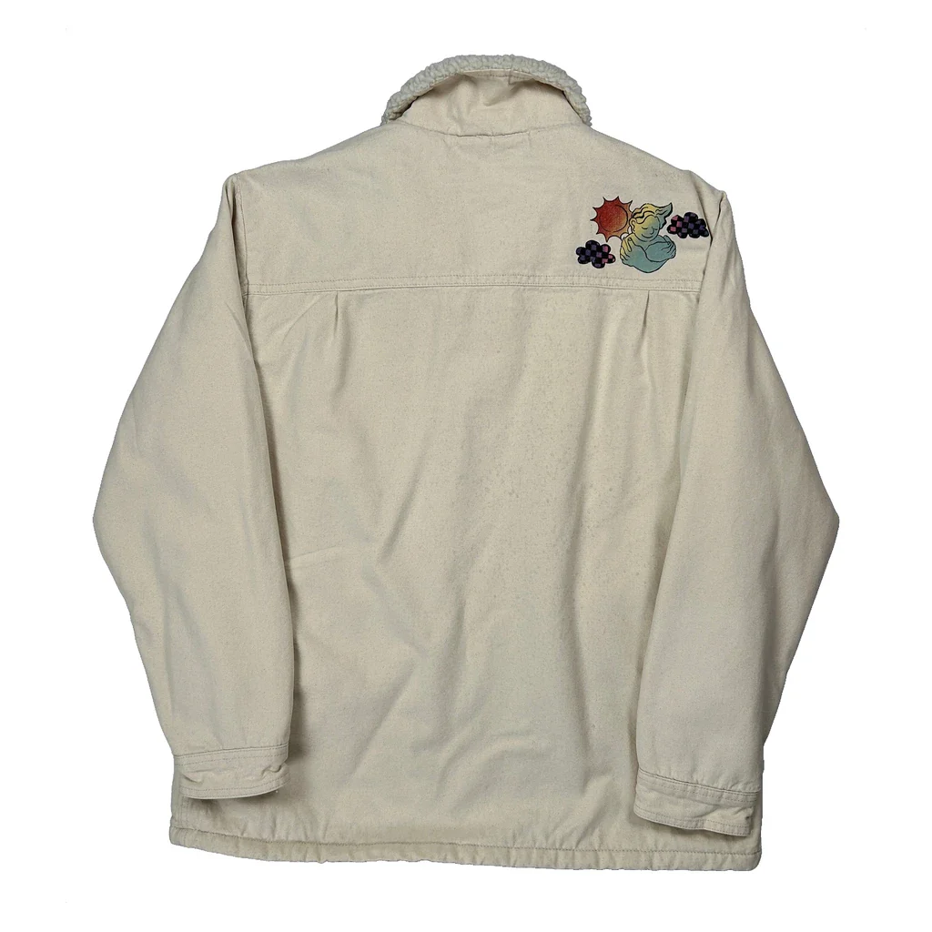Vans Jacket - Large Cream Cotton - Image 2
