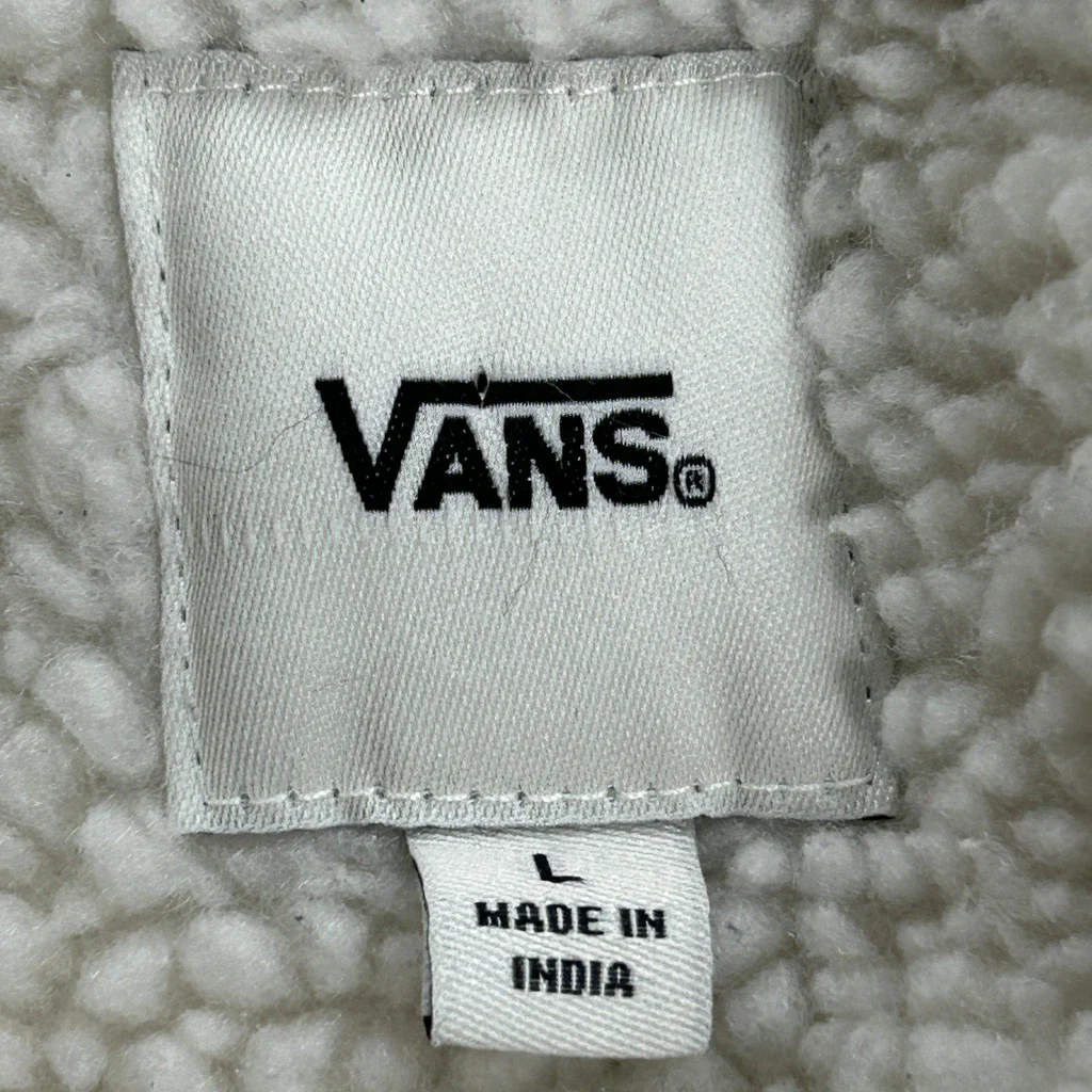 Vans Jacket - Large Cream Cotton - Image 3