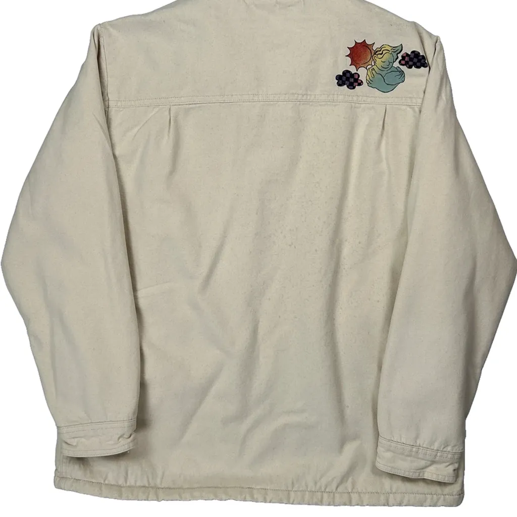 Vans Jacket - Large Cream Cotton - Image 7
