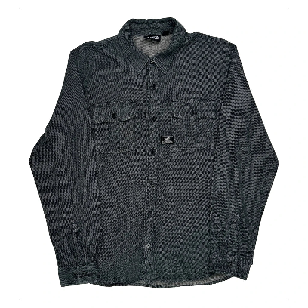 Vans Shirt - Large Grey Cotton