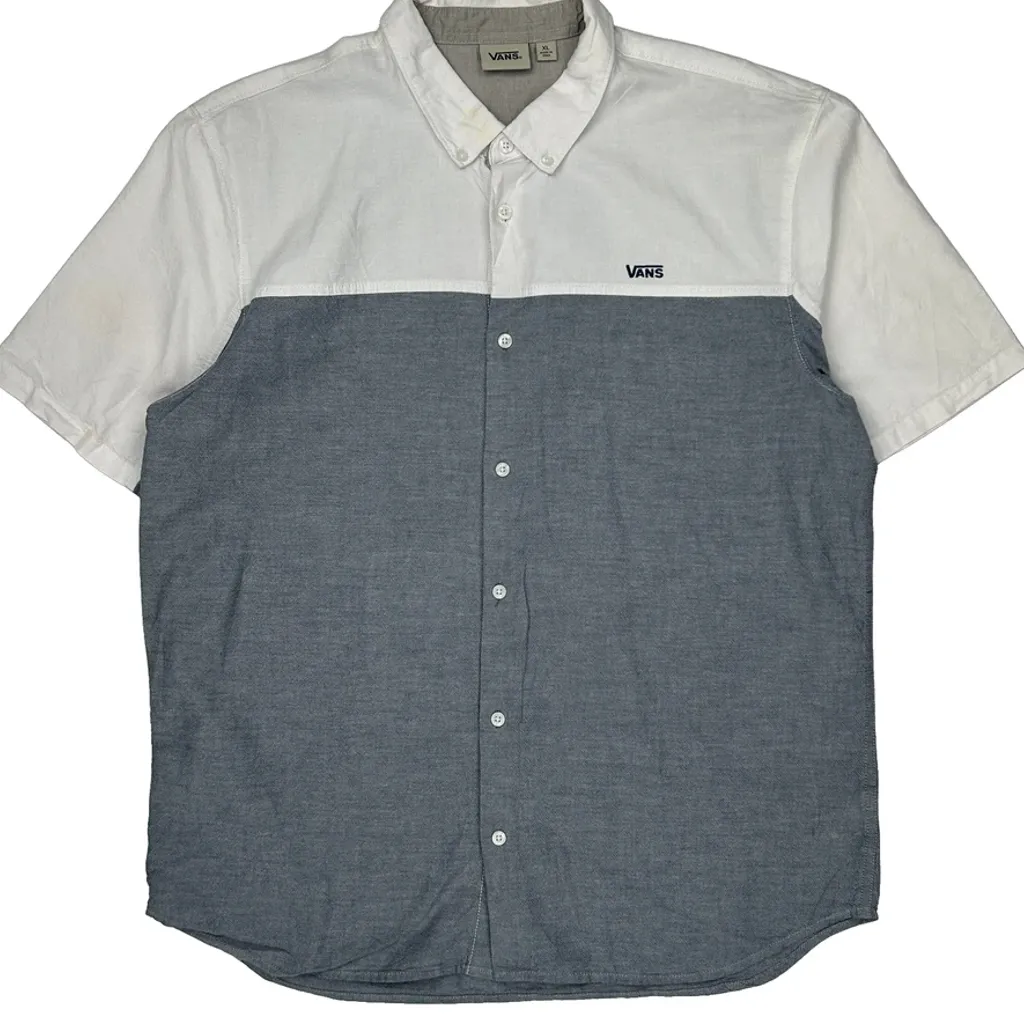 Vans Short Sleeve Shirt - XL Grey Cotton - Image 5
