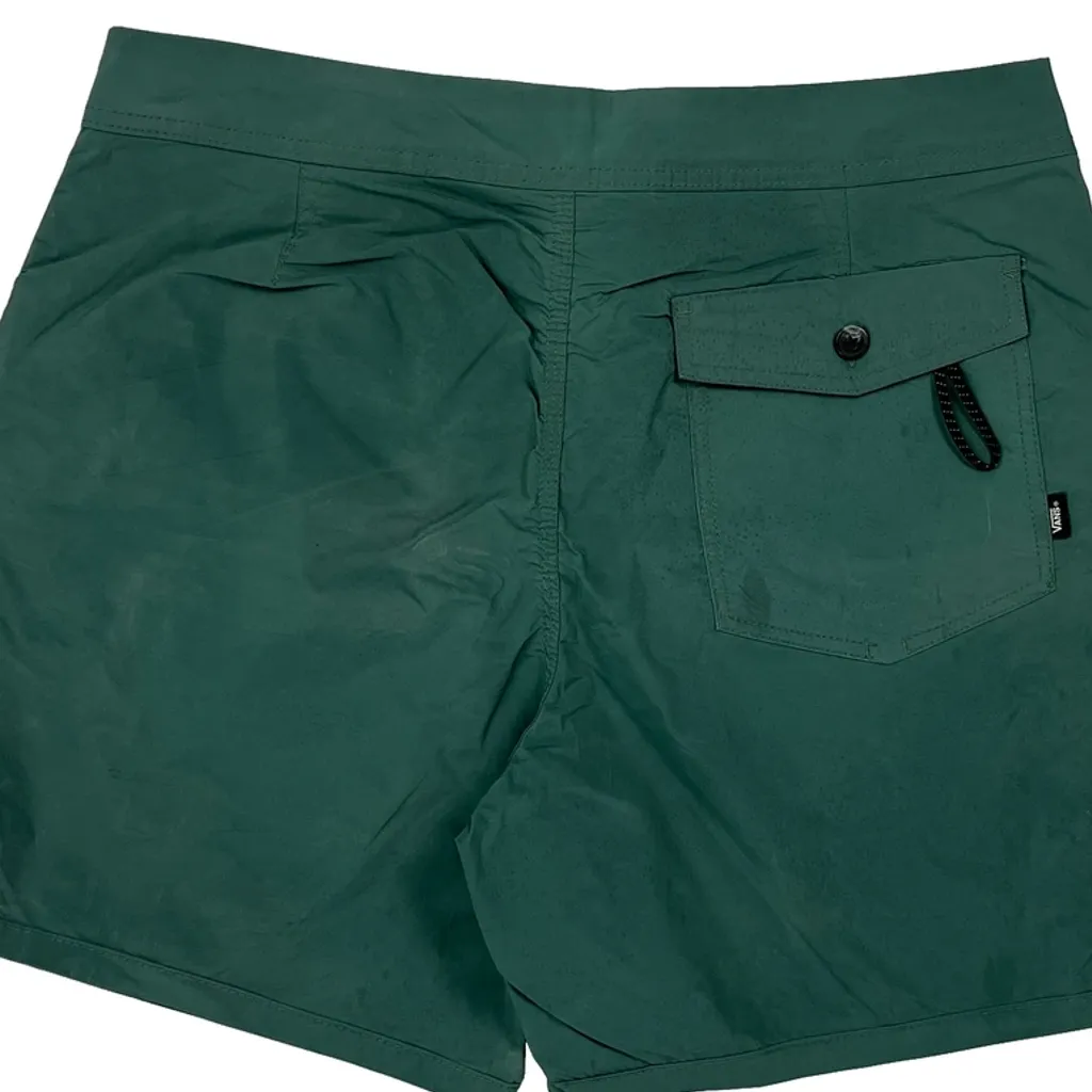 Vans Shorts - 34W 6L Green Polyester - Image 9