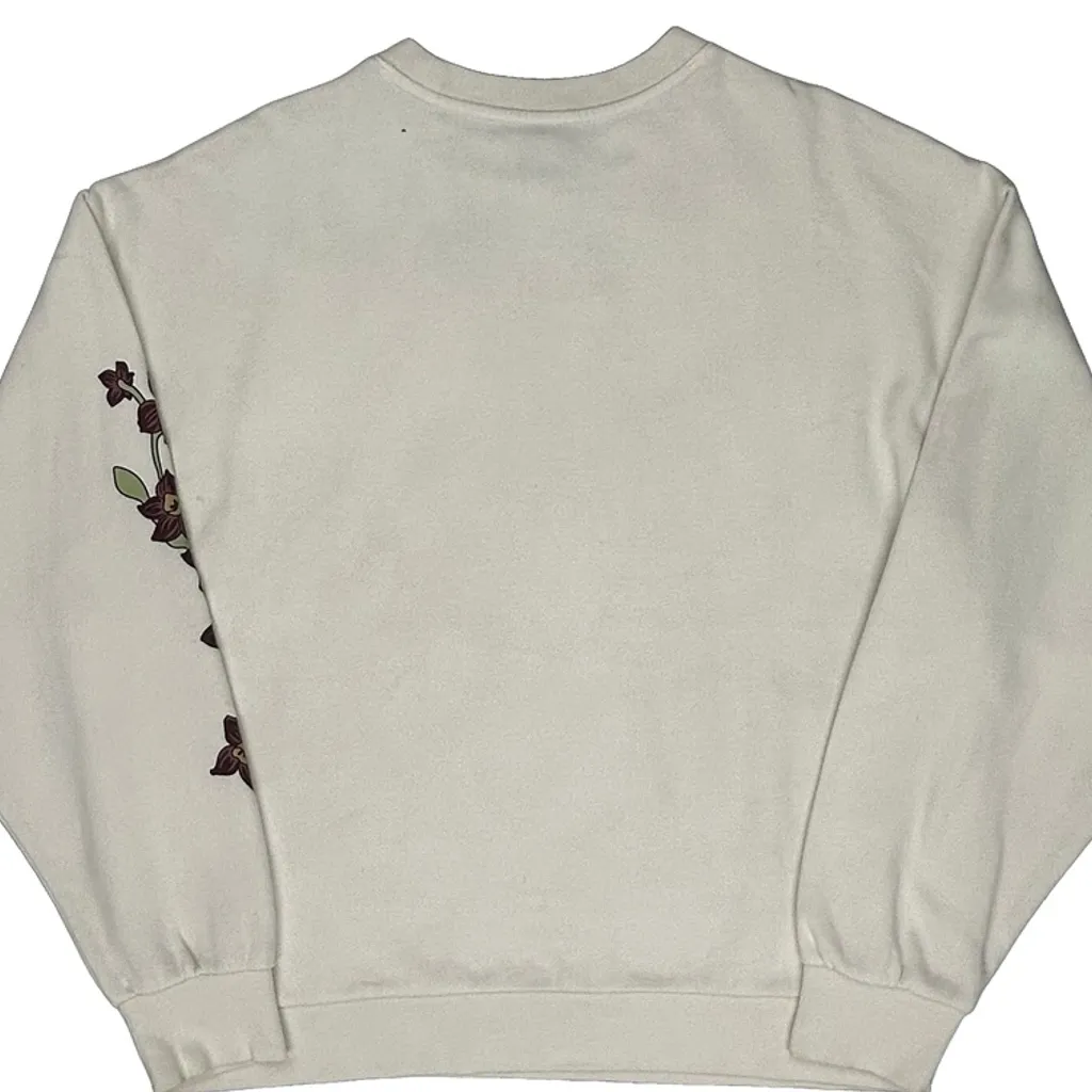 Vans Graphic Sweatshirt - Medium White Cotton - Image 7