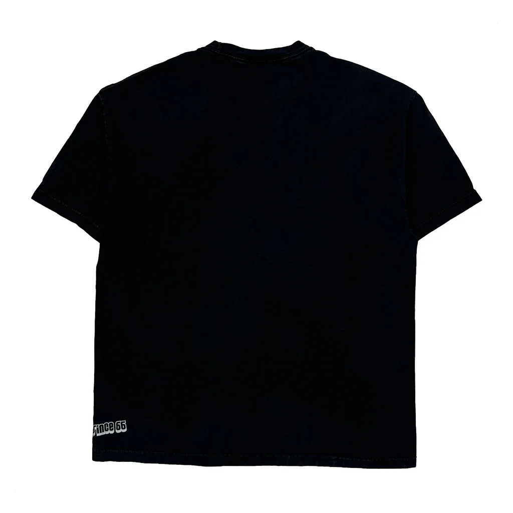 Vans Spellout T-Shirt - Large Black Cotton - Image 2