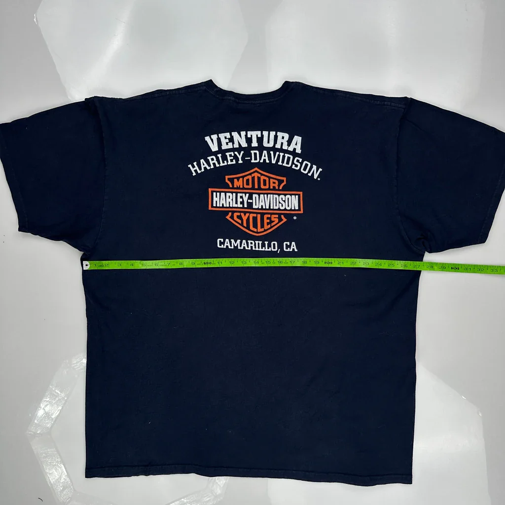Ventura Harley-Davidson Harley Davidson Graphic T-Shirt - 2XL Navy Cotton - Image 4