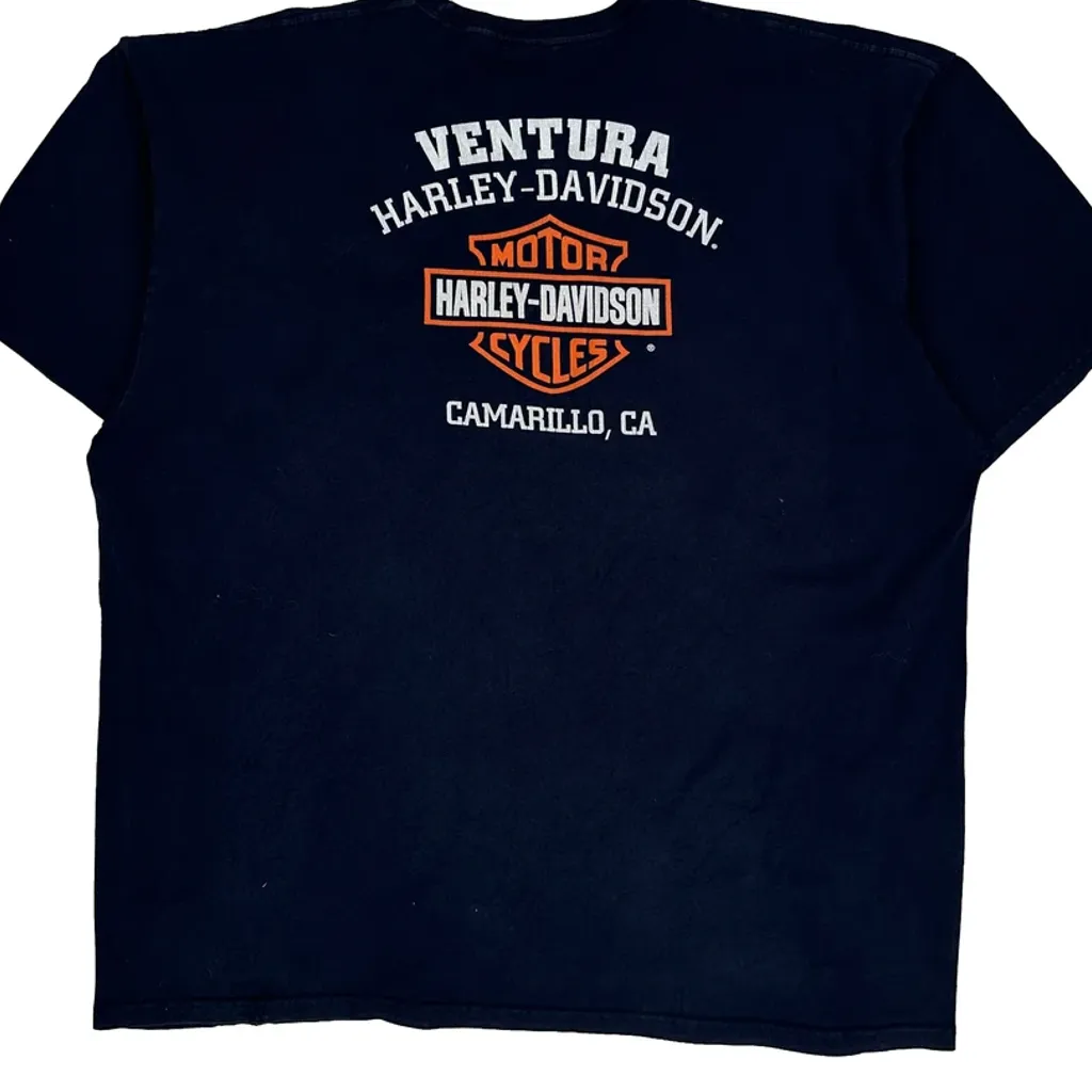 Ventura Harley-Davidson Harley Davidson Graphic T-Shirt - 2XL Navy Cotton - Image 7