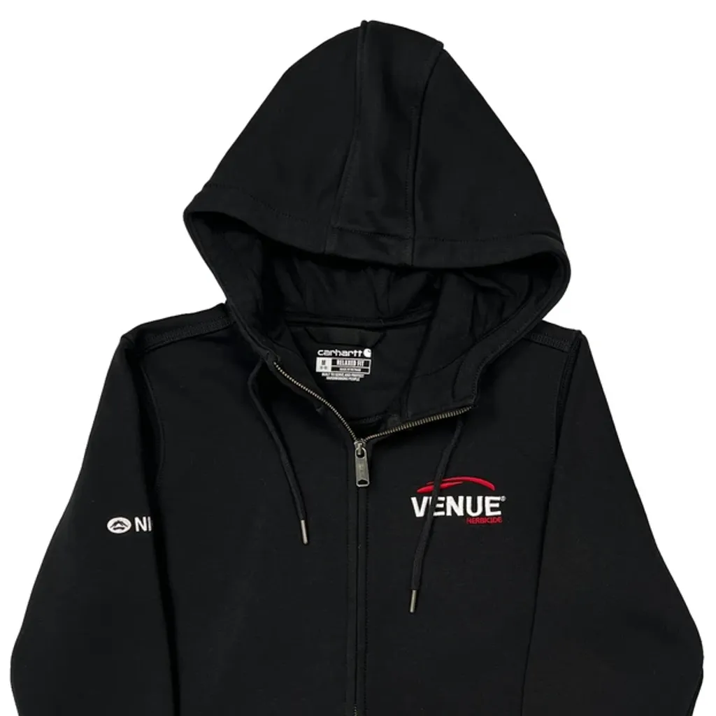 Venue Logo Carhartt Hoodie - Medium Black Cotton - Image 4