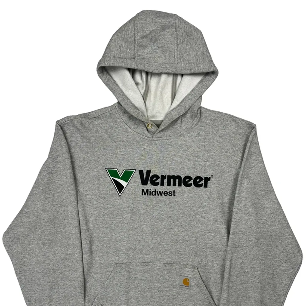 Vermeer Midwest Carhartt Hoodie - Large Gray Cotton - Image 5