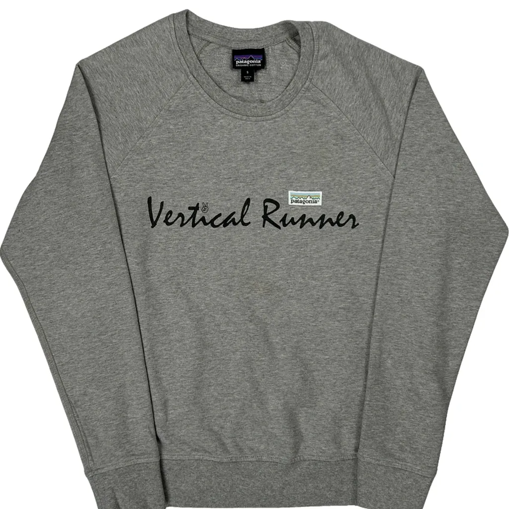 Vertical Runner Patagonia Top - Small Grey Cotton - Image 4