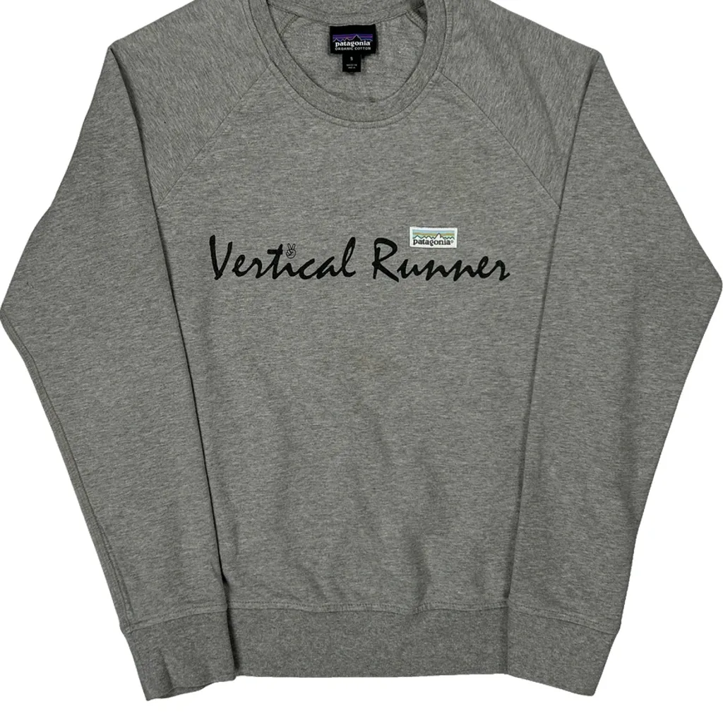 Vertical Runner Patagonia Top - Small Grey Cotton - Image 5