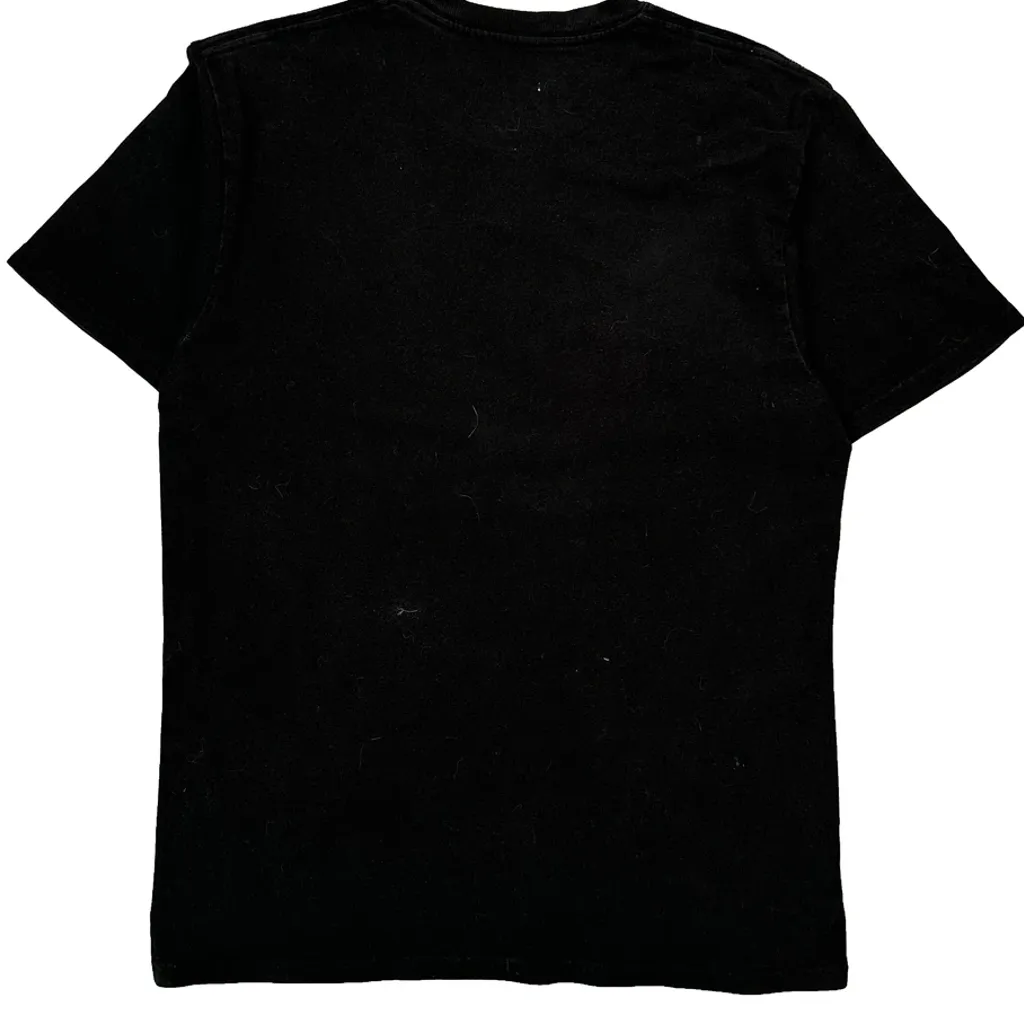 Vienna Hard Rock Cafe Graphic T-Shirt - Medium Black Cotton - Image 7