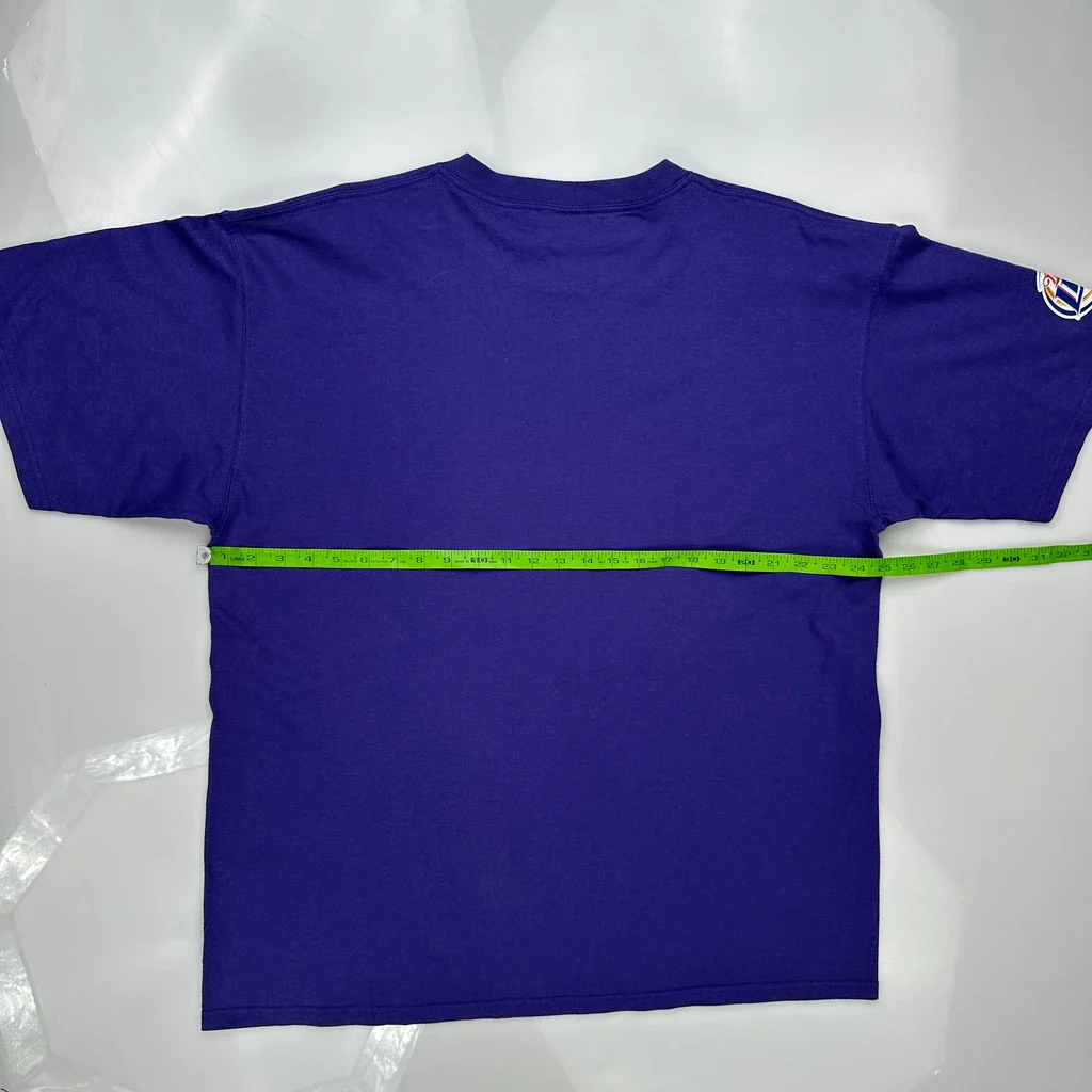 Vikings Nfl T-Shirt - XL Purple Cotton - Image 3