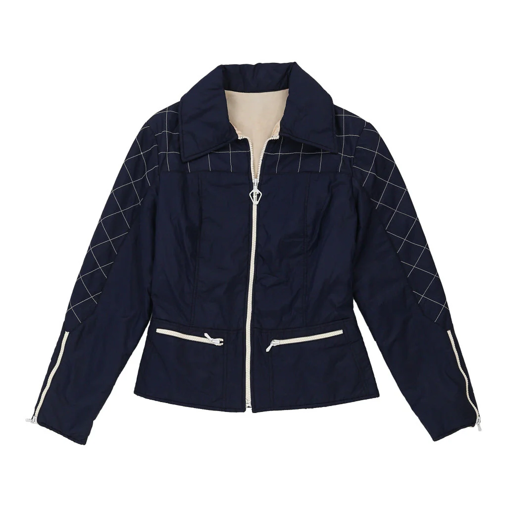 1970's La Font Ski Jacket - XS Navy Polyester