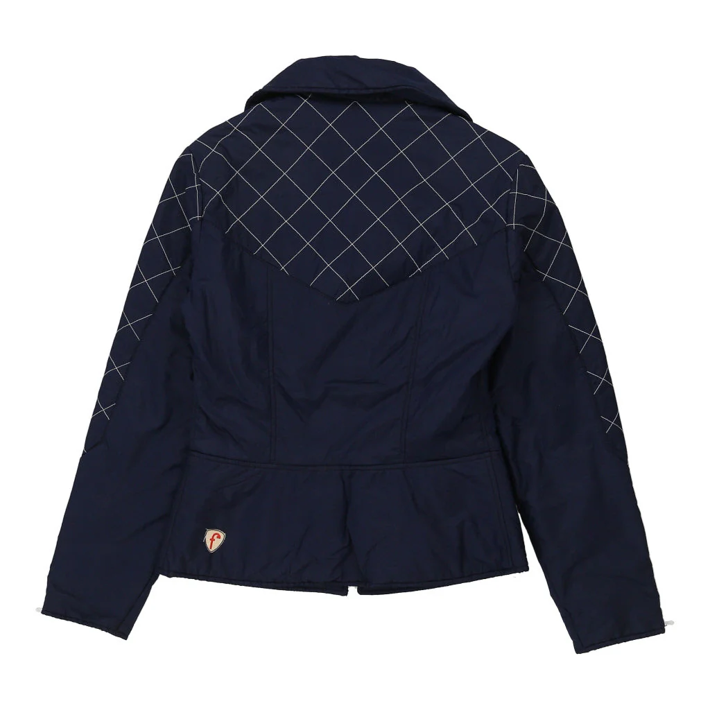 1970's La Font Ski Jacket - XS Navy Polyester - Image 2