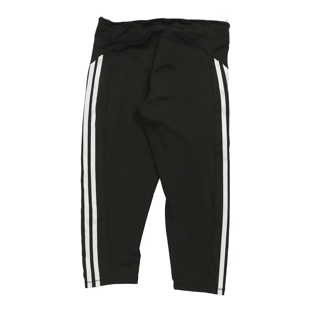 3/4 length Adidas Leggings - Small Black Polyester - Image 2