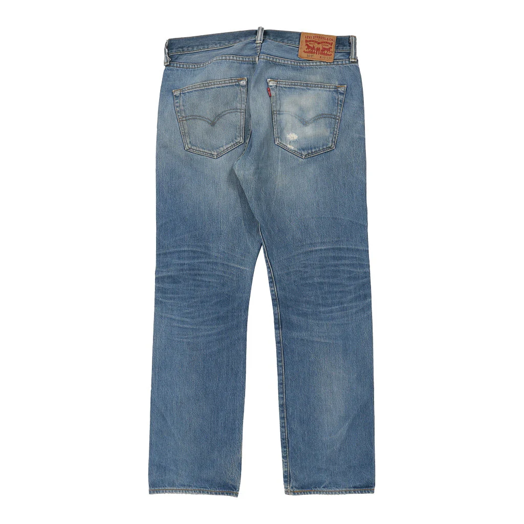 501 Levis Jeans - 33W 30L Blue Cotton