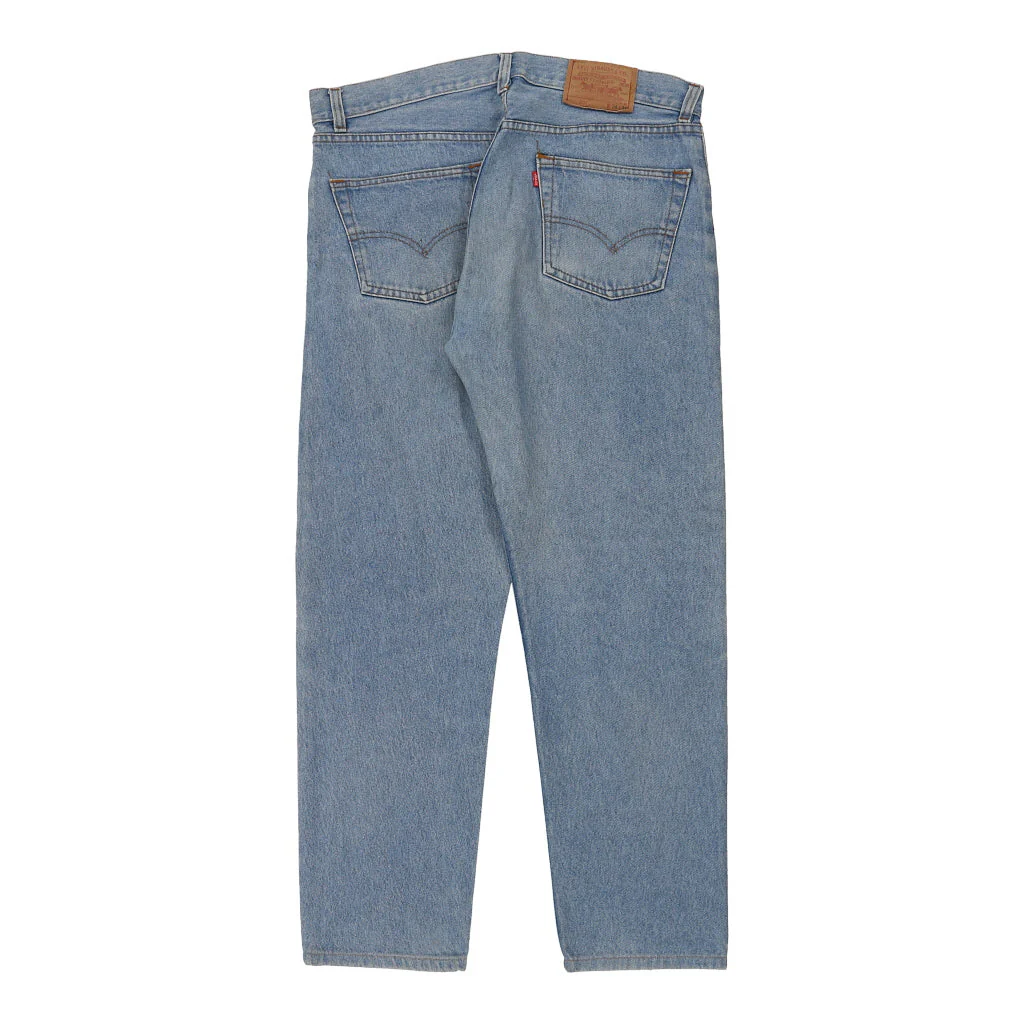501 Levis Jeans - 36W 34L Blue Cotton