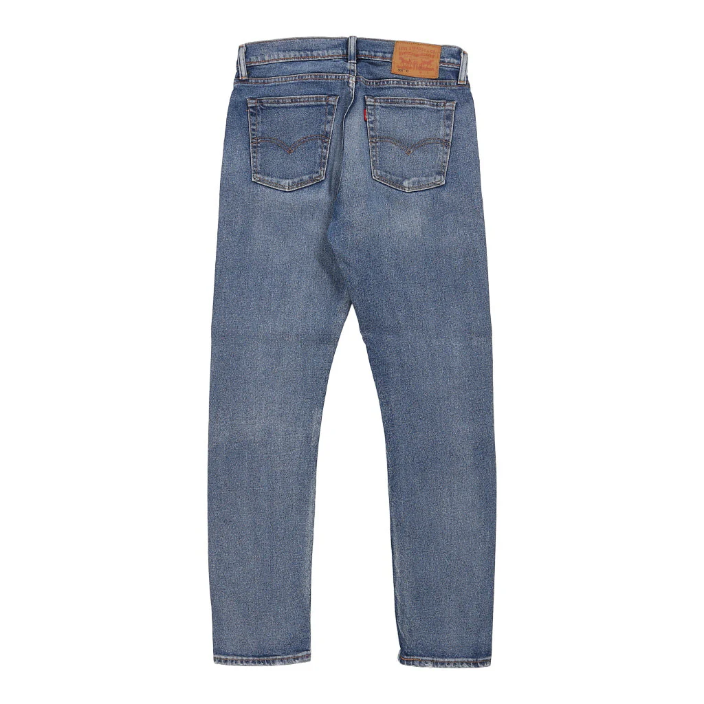 505 Levis Jeans - 30W 32L Blue Cotton