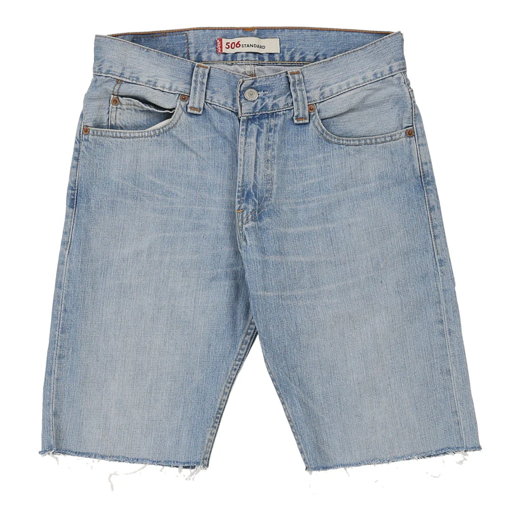 506 Levis Denim Shorts - 30W 12L Light Wash Cotton - Image 2