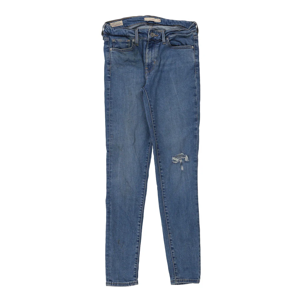 711 Levis Skinny Jeans - 26W UK 6 Blue Cotton - Image 2