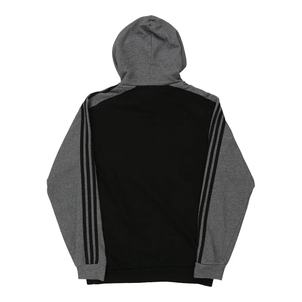 Adidas Hoodie - Medium Black Cotton - Image 2