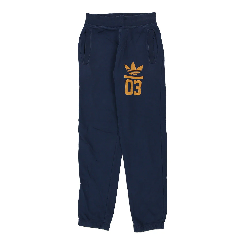 Adidas Joggers - XS Navy Cotton Blend