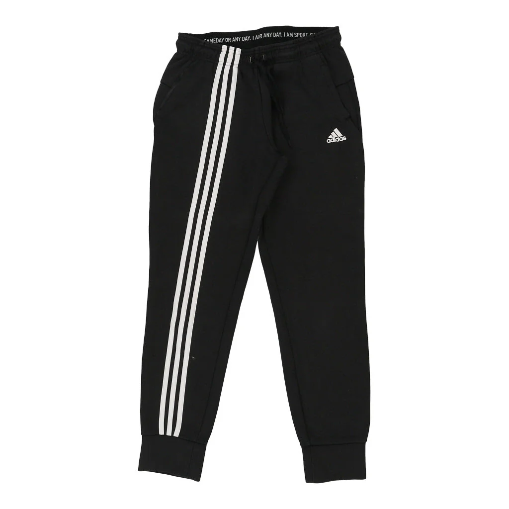 Adidas Joggers - Small Black Cotton Blend