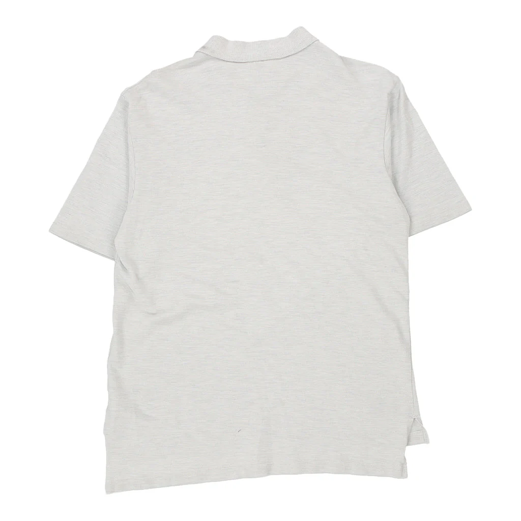 Adidas Polo Shirt - Medium Grey Cotton - Image 2