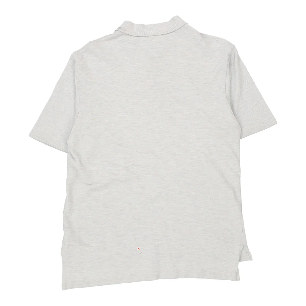 Adidas Polo Shirt - Medium Grey Cotton - Image 4