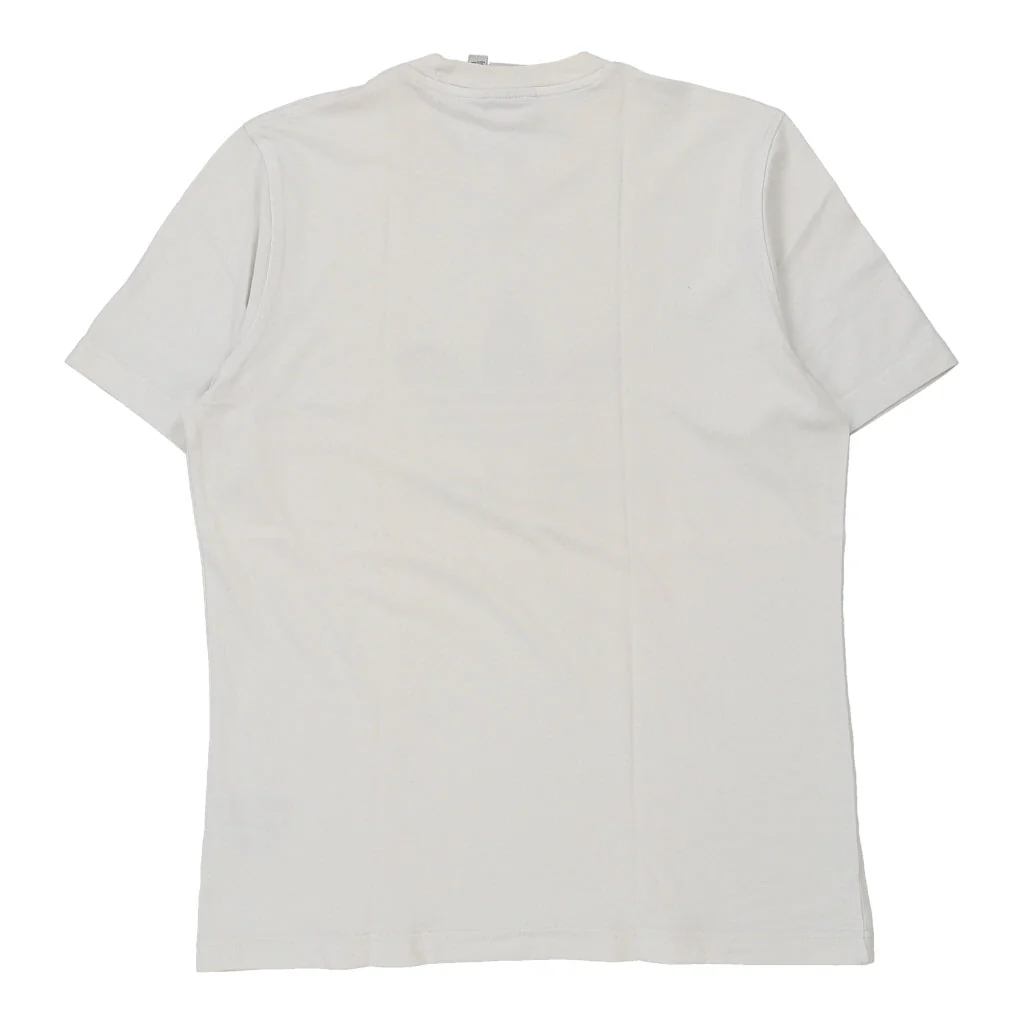 Adidas Spellout T-Shirt - Medium White Cotton - Image 2