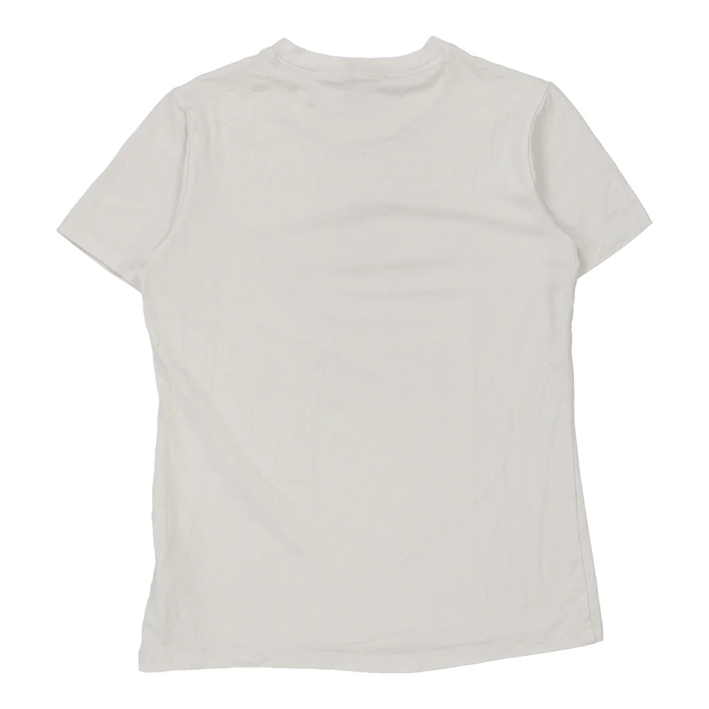 Adidas Spellout T-Shirt - Medium White Cotton - Image 2