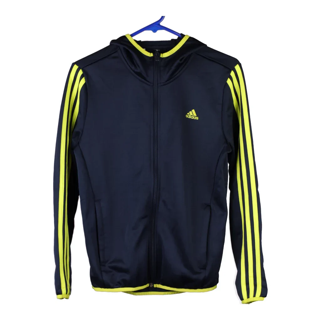 Age 13-14 Adidas Track Jacket - Large Navy Polyester