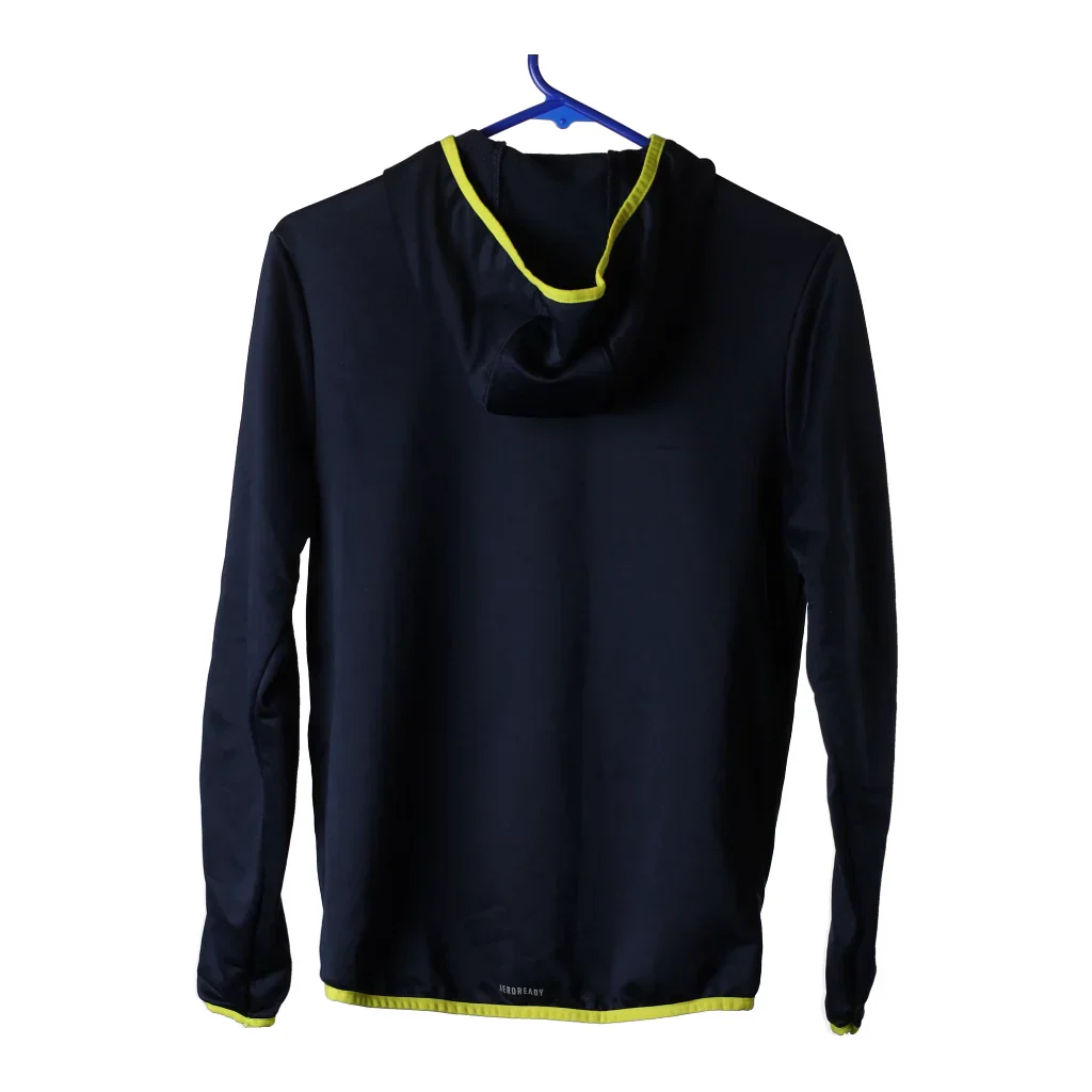 Age 13-14 Adidas Track Jacket - Large Navy Polyester - Image 2