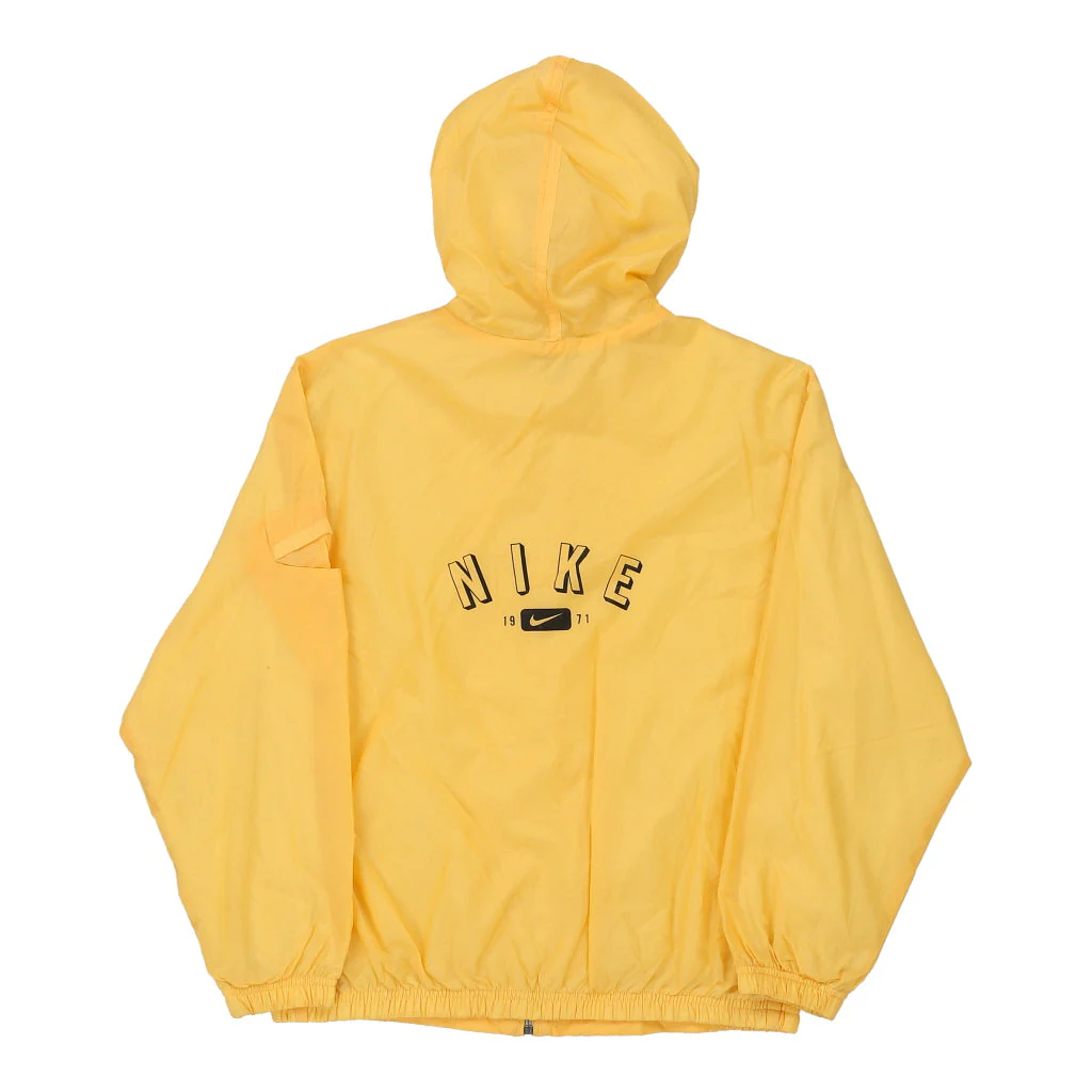 Age 14-15 Nike Jacket - Large Yellow Polyester - Image 2