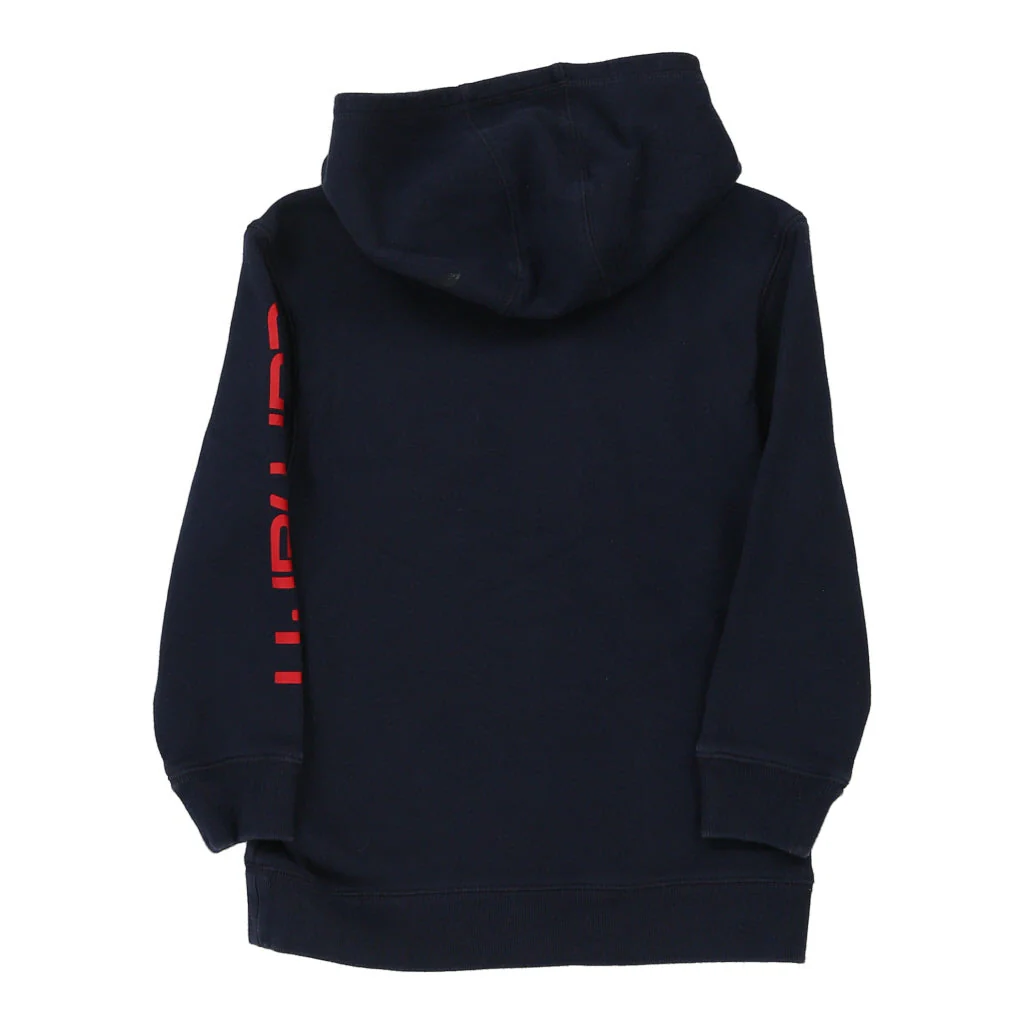 Age 8-10 Carhartt Hoodie - Small Navy Cotton - Image 2