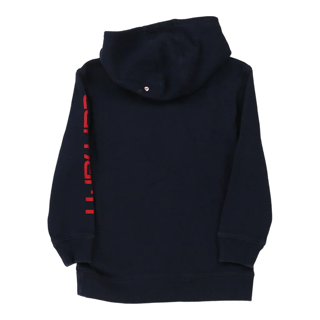 Age 8-10 Carhartt Hoodie - Small Navy Cotton - Image 3