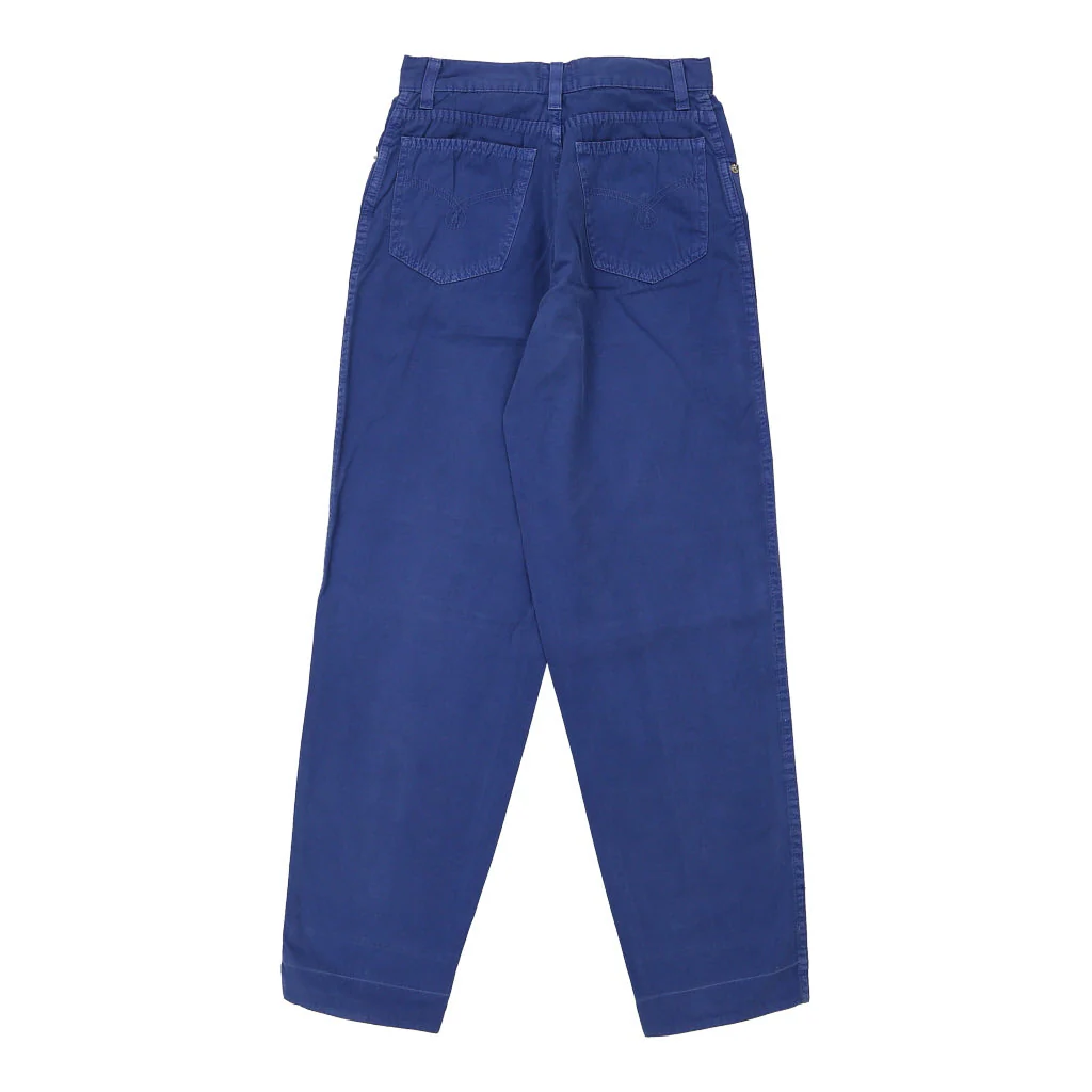 Age 9-11 Moschino Trousers - 25W 29L Blue Cotton