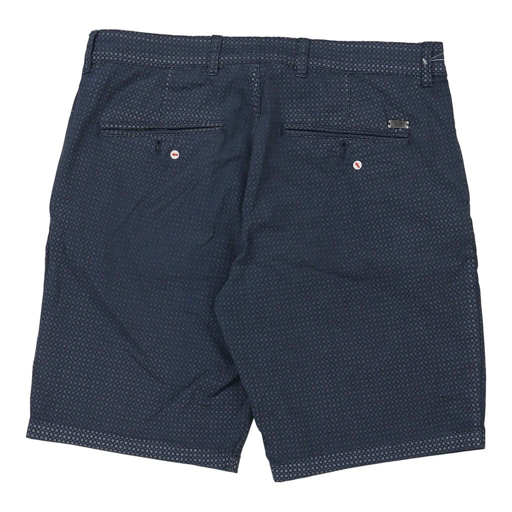 Armani Exchange Polka Dot Chino Shorts - 35W 9L Navy Cotton Blend - Image 3