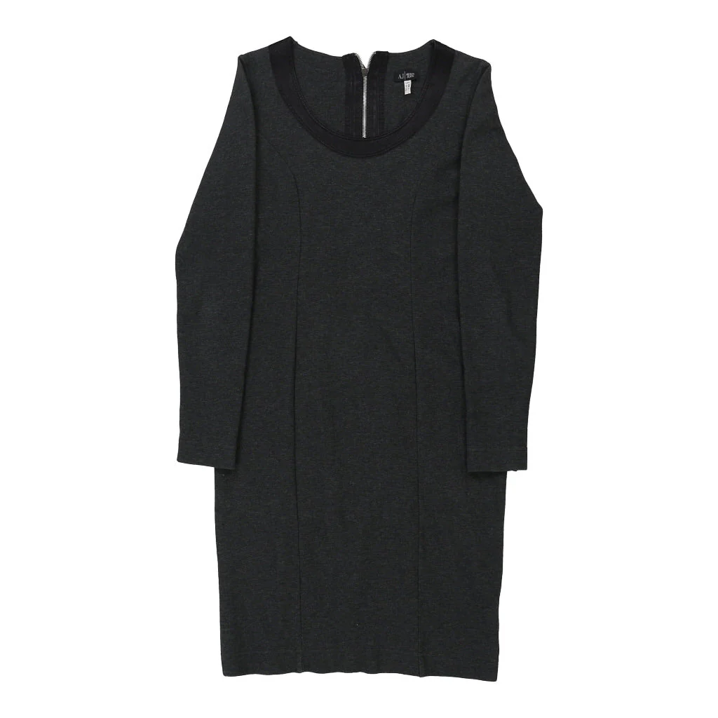Armani Jeans Dress - Large Grey Cotton